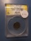 1975-D LINCOLN CENT STRUCK ON SPLIT BLANK ANACS MS-61