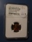 1960 LARGE DATE LINCOLN CENT MINT ERROR NGC MS-65 RED