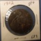 1912 BRITISH ONE PENNY VF/XF