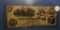 1864 EAST HADDAM BANK OF CONNECTICUT TEN DOLLAR NOTE (SEVERAL HOLES)