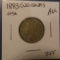1883 NC LIBERTY NICKEL AU