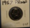 1957 JEFFERSON NICKEL GEM PROOF