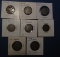 LOT OF EIGHT MISC. LIBERTY NICKELS AVE. CIRC. (8 COINS)