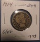 1914 BARBER QUARTER G/VG