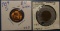 LOT OF 1950-S LINCOLN CENT TOKEN & 1954-S LINCOLN CENT GEM BU (2 COINS)
