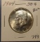 1964 SILVER KENNEDY HALF DOLLAR GEM BU