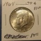 1964 SILVER KENNEDY HALF DOLLAR GEM BU