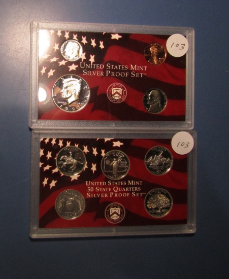 1999-S SILVER PROOF SET (NO BOX)