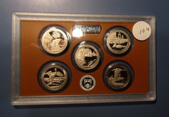2018 CLAD QUARTER PROOF SET (NO BOX)