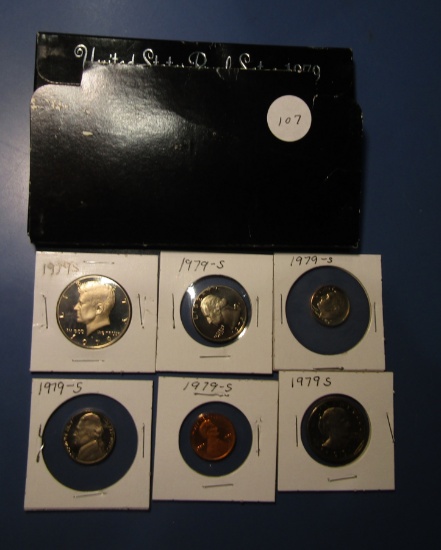 LOT OF 1979 PROOF COINS (5 COINS)