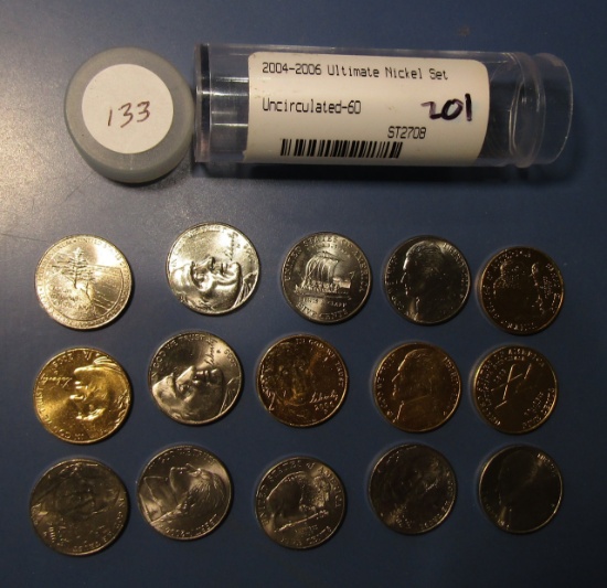 2004-2006 ULTIMATE NICKEL SET CH UNC (15 COINS)
