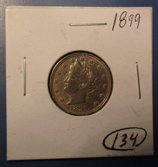 1899 LIBERTY NICKEL XF-45