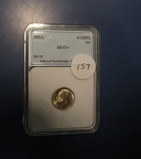 1953-S ROOSEVELT DIME NNC MS-67+