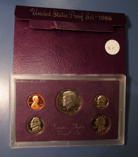 1986 PROOF SET