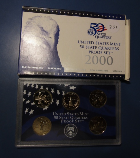 2000 STATE QUARTER PROOF SET
