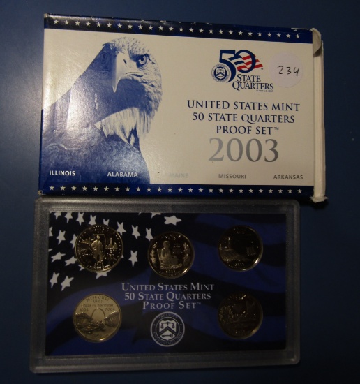2003 STATE QUARTER PROOF SET