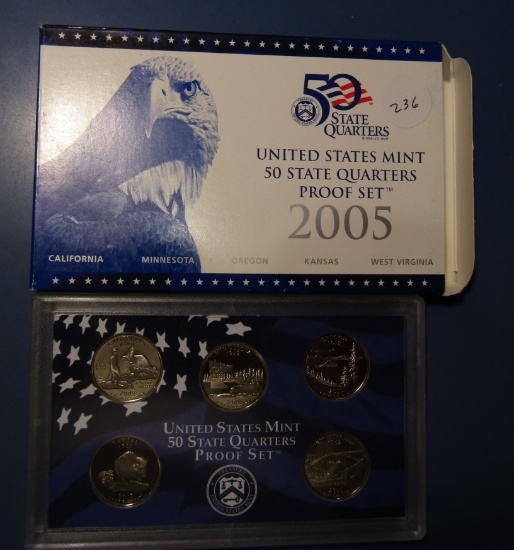 2005 STATE QUARTER PROOF SET