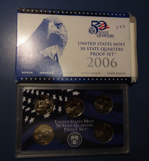 2006 STATE QUARTER PROOF SET