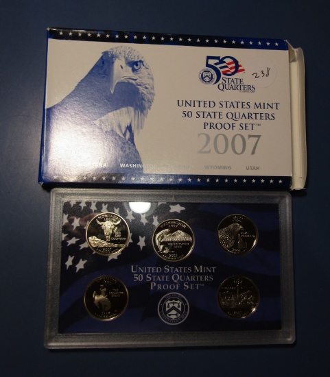 2007 STATE QUARTER PROOF SET