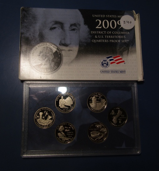 2009 STATE & DC QUARTER PROOF SET