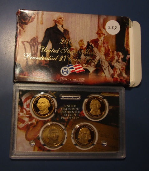2007 PRESIDENTIAL DOLLAR COIN PROOF SET