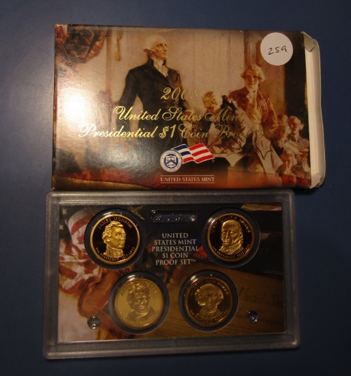 2008 PRESIDENTIAL DOLLAR COIN PROOF SET