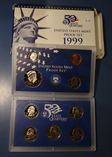 1999 PROOF SET (CRACKED)