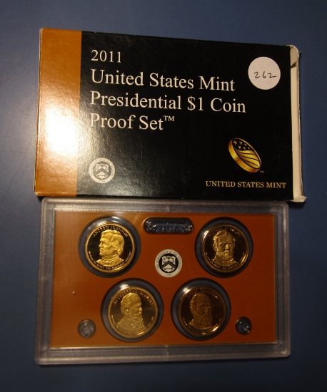 2011 PRESIDENTIAL DOLLAR COIN PROOF SET