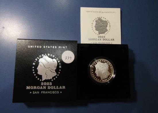 2023-S .999 SILVER MORGAN DOLLAR PROOF IN BOX