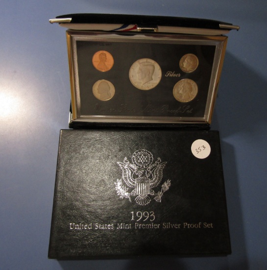 1993 PREMIER SILVER PROOF SET IN BOX