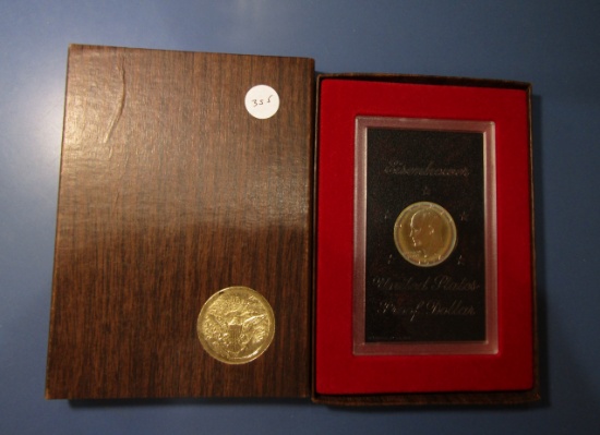 1974-S SILVER IKE IN BROWN BOX PROOF