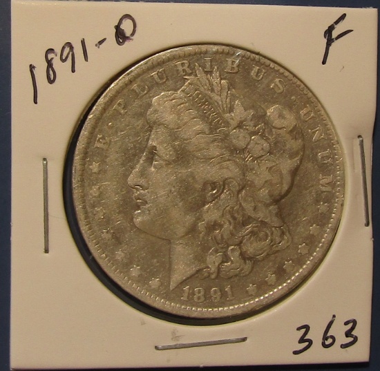 1891-O MORGAN DOLLAR FINE