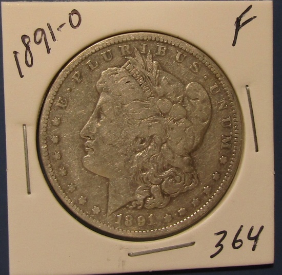 1891-O MORGAN DOLLAR FINE