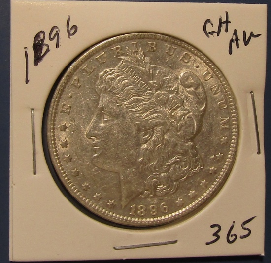1896 MORGAN DOLLAR CH AU