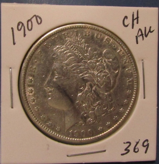 1900 MORGAN DOLLAR CH AU