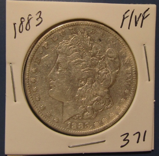 1883 MORGAN DOLLAR F/VF