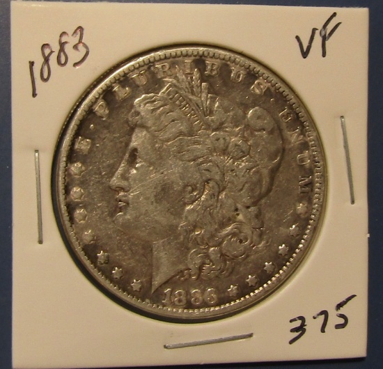 1883 MORGAN DOLLAR VF