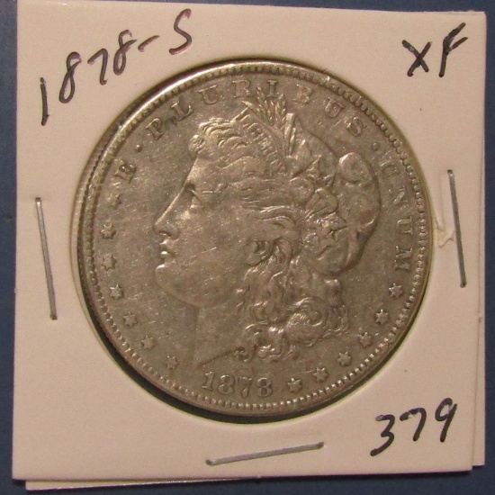 1878-S MORGAN DOLLAR XF