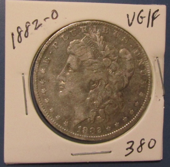 1882-O MORGAN DOLLAR VG/FINE