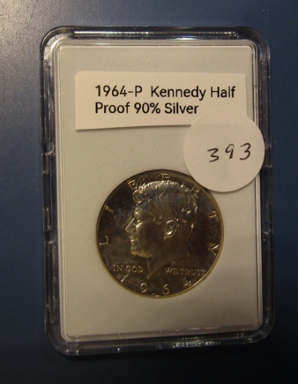 1964 KENNEDY HALF DOLLAR SILVER GEM PROOF