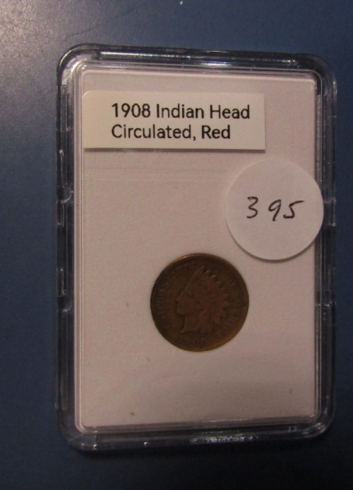 1908 INDIAN CENT VG/FINE