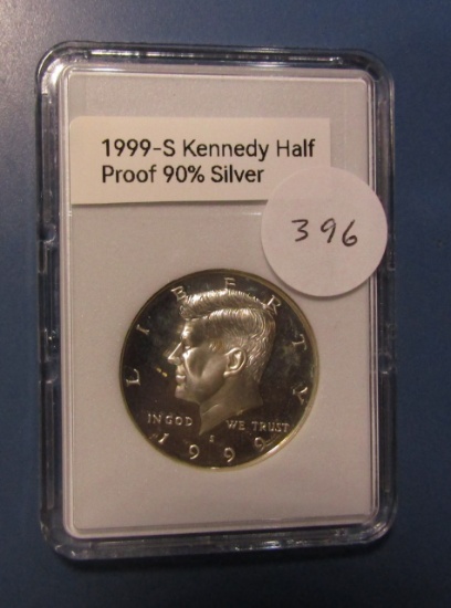 1999-S KENNEDY HALF DOLLAR SILVER GEM PROOF