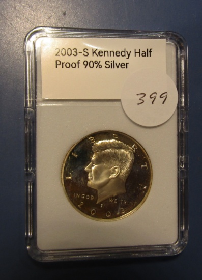 2003-S KENNEDY HALF DOLLAR SILVER GEM PROOF