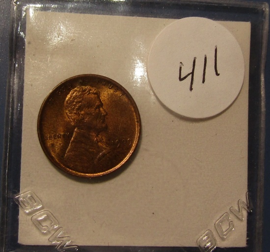 1909-VDB LINCOLN CENT GEM BU