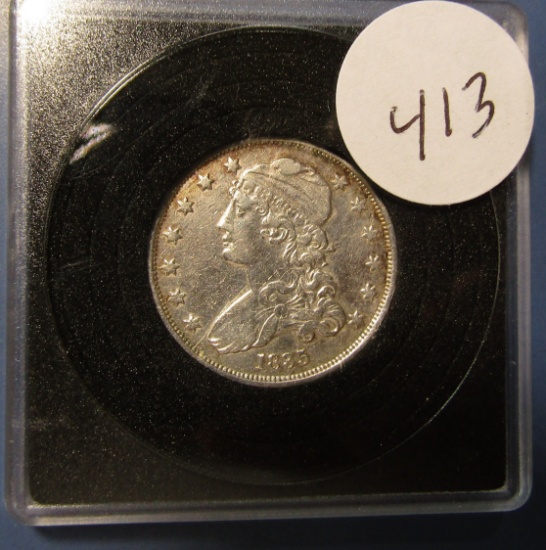 1835 BUST QUARTER CH AU