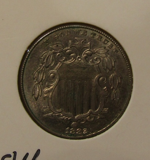 1882 SHIELD NICKEL CH MS-64