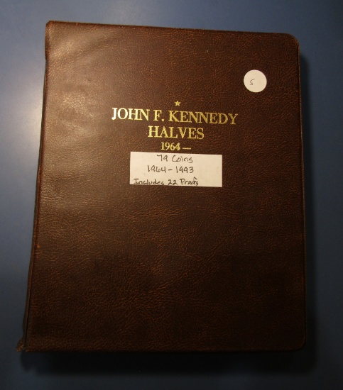 JFK HALF DOLLAR SET 1964-1993 GEM BU & PROOF (79 COINS)