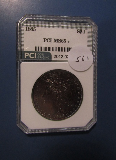 1885 MORGAN DOLLAR PCI MS-65+