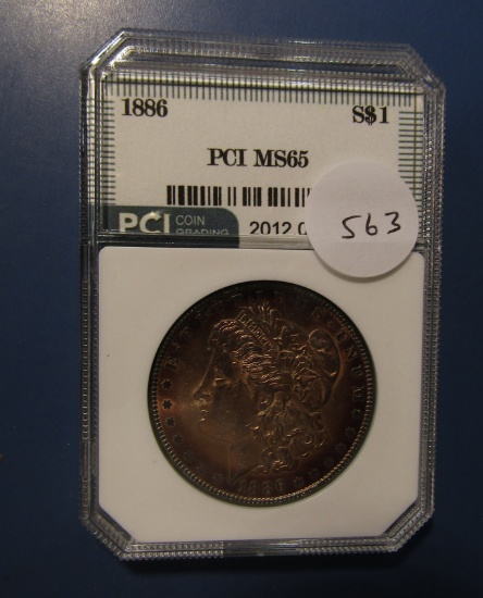 1886 MORGAN DOLLAR PCI MS-65