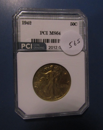 1942 WALKER HALF DOLLAR PCI MS-64